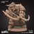 Orc Caçador - Sem Pintura, Miniatura 3D Grande Para Rpg de Mesa