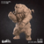 Urso de Caça - Sem Pintura, Miniatura 3D Grande Para Rpg de Mesa