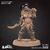Orc Ladina - Sem Pintura, Miniatura 3D Grande Para Rpg de Mesa