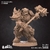 Orc Senhor da Guerra - Sem Pintura, Miniatura 3D Grande Para Rpg de Mesa