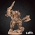 Guerreiro Orc - Sem Pintura, Miniatura 3D Grande Para Rpg de Mesa