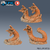 Verme da Areia - Sem Pintura, Miniatura 3D Enorme Para Rpg de Mesa
