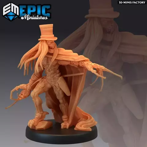 O Estripador Apontando - Sem Pintura, Miniatura 3D Médio Para Rpg de Mesa - comprar online