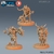 Homem Javali - Sem Pintura, Miniatura 3D Médio Para Rpg de Mesa