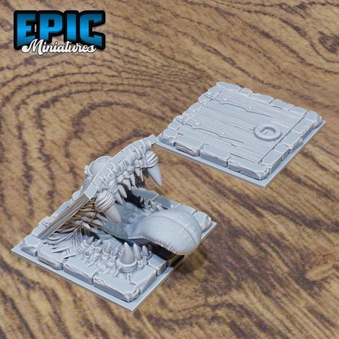 Mimico Alçapão - Sem Pintura, Miniatura 3D Médio Para RPG de Mesa