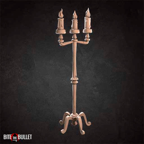 Candelabro - Sem Pintura, Miniatura 3D Cenário Para RPG de Mesa - comprar online