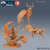 Corça Alada - Sem Pintura, Miniatura 3D Grande Para Rpg de Mesa