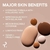 PATRICK TA - 7 Peachy Neutral | Major Skin Hydra-Luxe Luminous Skin Perfecting Foundation For Natural Glow - tienda online