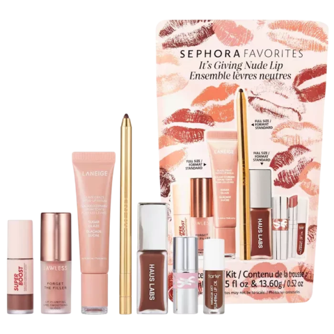 Sephora Favorites - It's Giving Nude Lip Makeup Value Set