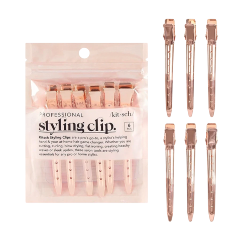 Kitsch - Rose Gold | Styling Hair Clips 6 pc.