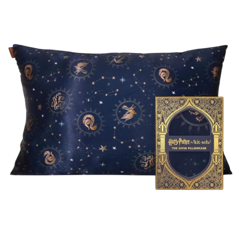 Kitsch - Midnight at Hogwarts | The Satin Pillowcase x Harry Potter - Standard Queen