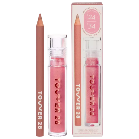 Tower 28 Beauty - Line + Shine Lip Liner and Lip Gloss Set