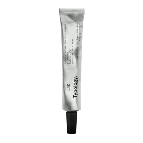 Typology - L40 - Eye Cream for Dark Circles and Eye Bags 2% Caffeine + Hydrolate Cornflower