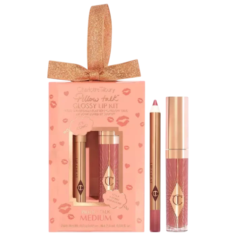 Charlotte Tilbury - Medium | Mini Pillow Talk Glossy Lip Duos - comprar online