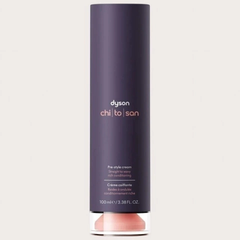 Dyson - Straight to Wavy Hair, Rich Conditioning | Chitosan Pre-Styling Hair Cream for Flexible Hold