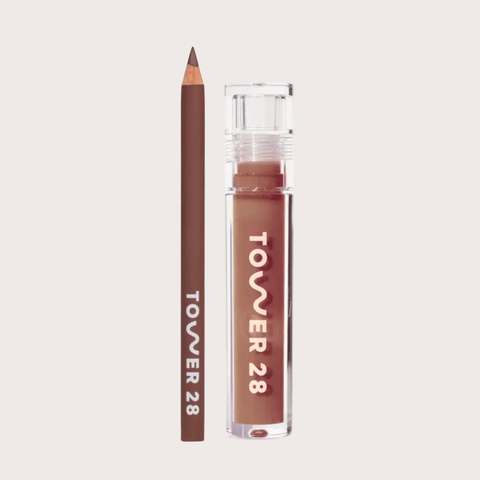 Tower 28 - CHOCOLATE BROWN DUO | Line + Shine Lip Duo