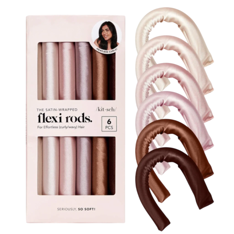 Kitsch - Flexi Rods Satin - 6 Pack