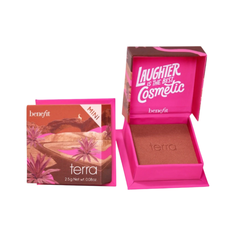 Benefit Cosmetics - Terra | WANDERful World Silky-Soft Powder Blush | Mini size