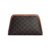 CELINE - LARGE COSMETIC POUCH IN TRIOMPHE CANVAS AND CALFSKIN - comprar online