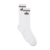 Alo Yoga - White Black | Unisex Throwback Sock