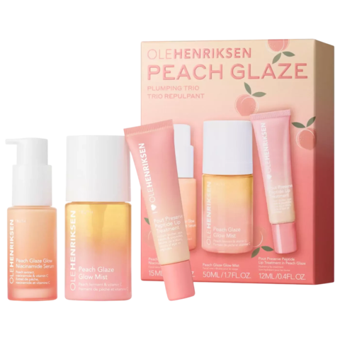 OLEHENRIKSEN - Peach Glaze Plumping Trio with Niacinamide and Vitamin C