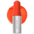 HAUS LABS - Glassy Tangelo | Color Fuse Longwear Hydrating Glassy Lip + Cheek Blush Balm Stick