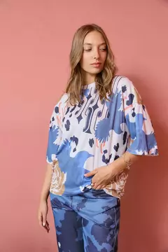Remera Lima New Hologram Blue