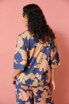Remera Lima Cow Print Tostado - comprar online