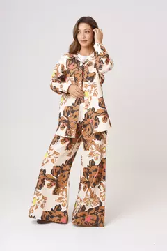 Pantalon Vista Jardin Tostado