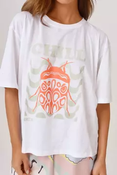 Remera Chill Blanca - comprar online