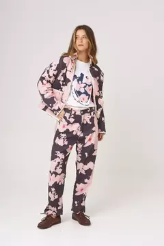 Pantalon Nate Cow Print Pink - comprar online