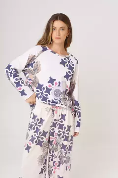 Remera Vicky Domino Blue
