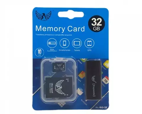 Cartão de Memória 32GB C/ Adaptador USB - Altomex - AL-MO-32 - comprar online