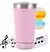 Copo Térmico Cerveja em Aço Inox com Caixa de Som Bluetooth 420ml ROSA