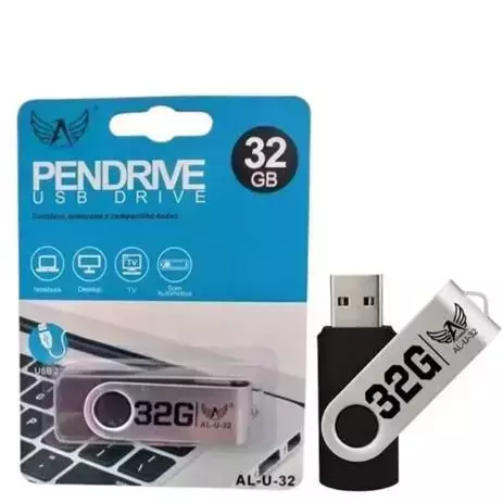 Pendrive 32GB Pen Drive De Alta Qualidade AL-U-32 - Altomex