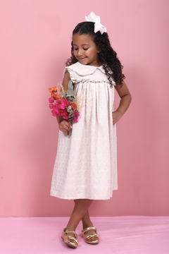 Vestido Valentina linho cru