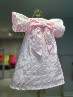 Vestido Bia Natal - laise rosa