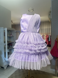 Vestido Elisa lilás