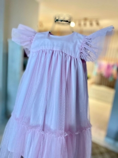 Vestido Clarissa rosa bebe - comprar online