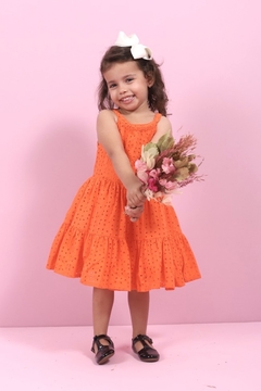 Vestido Lola laise laranja