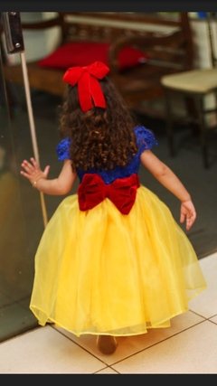 VESTIDO INSPIRAÇÃO BRANCA DE NEVE - LELE PETIT