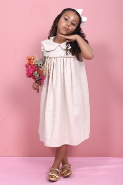 Vestido Valentina linho cru - comprar online