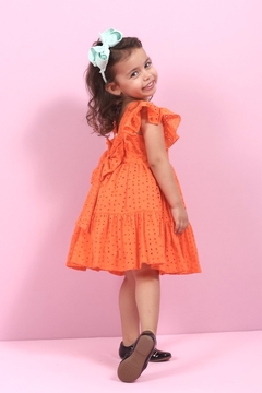 Vestido Raika laise laranja na internet