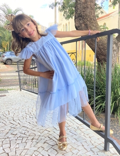 Vestido Clarissa azul bebe