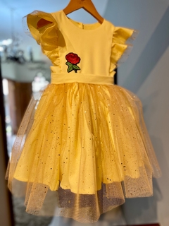 Vestido Bela com flor - comprar online