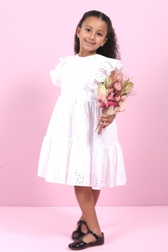 Vestido Raika laise branca