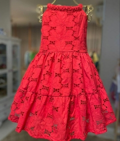 Vestido Lola - laise vermelha