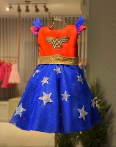 Vestido Inspiração - Mulher Maravilha