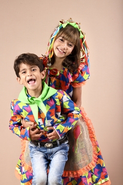 Camisa Junina Bandeirinhas - LELE PETIT