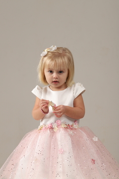 Vestido Luxo flores - LELE PETIT